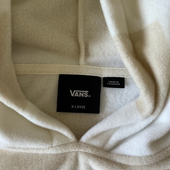 Vans Cream and Tan Patterned Hoodie - Picture 3 of 8